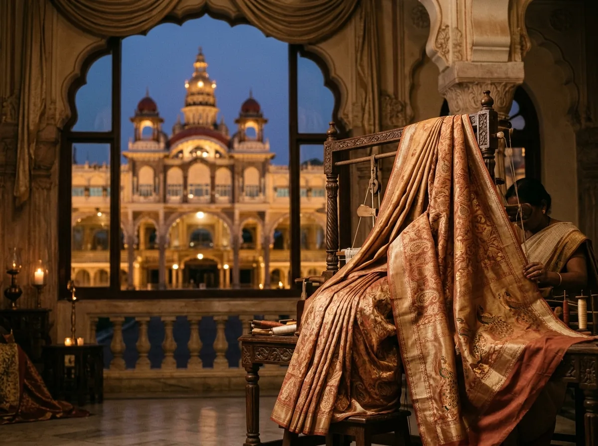 Mysore Silk, The Palace and the Loom