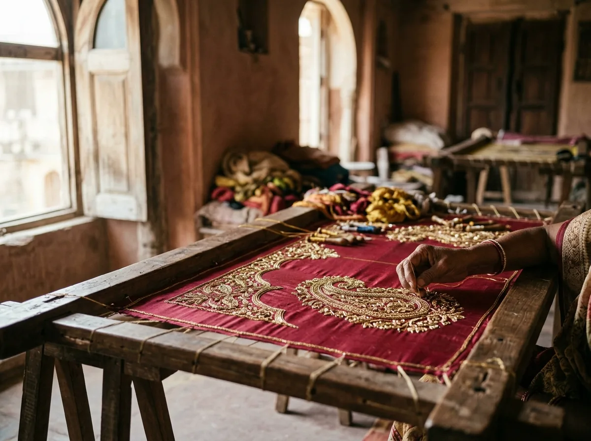 Zardozi, The Weight of Gold Thread