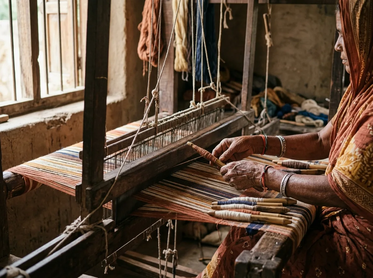 Kashmiri Kani, Woven One Line at a Time