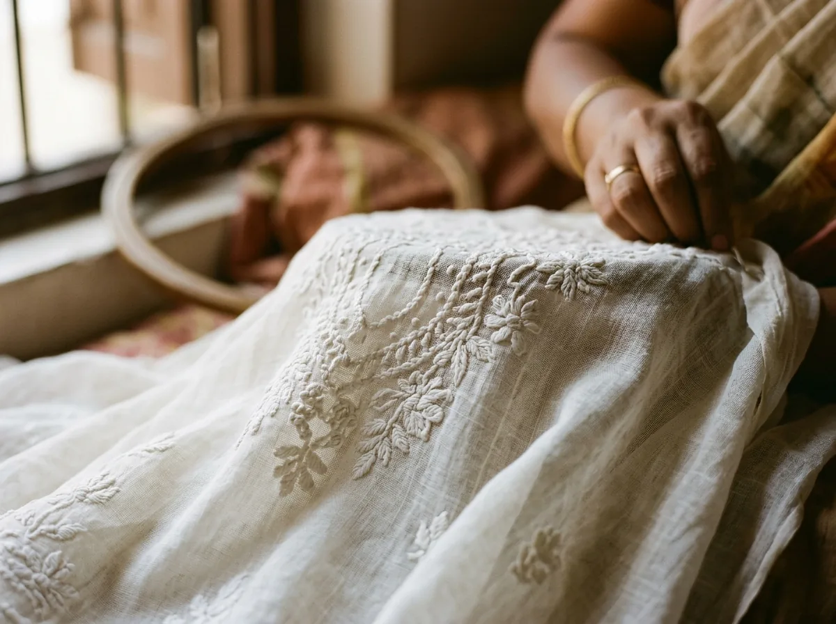 The Whisper of Lucknowi Chikankari
