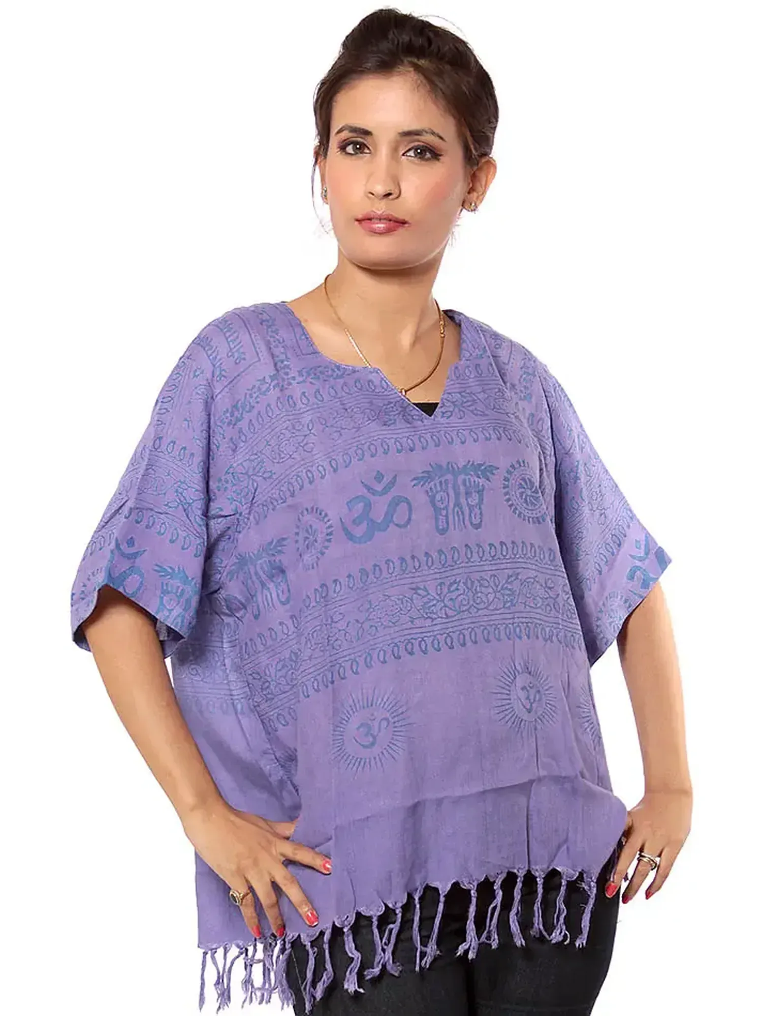 Ceil-Blue Jai Sri Ram Kurti Top