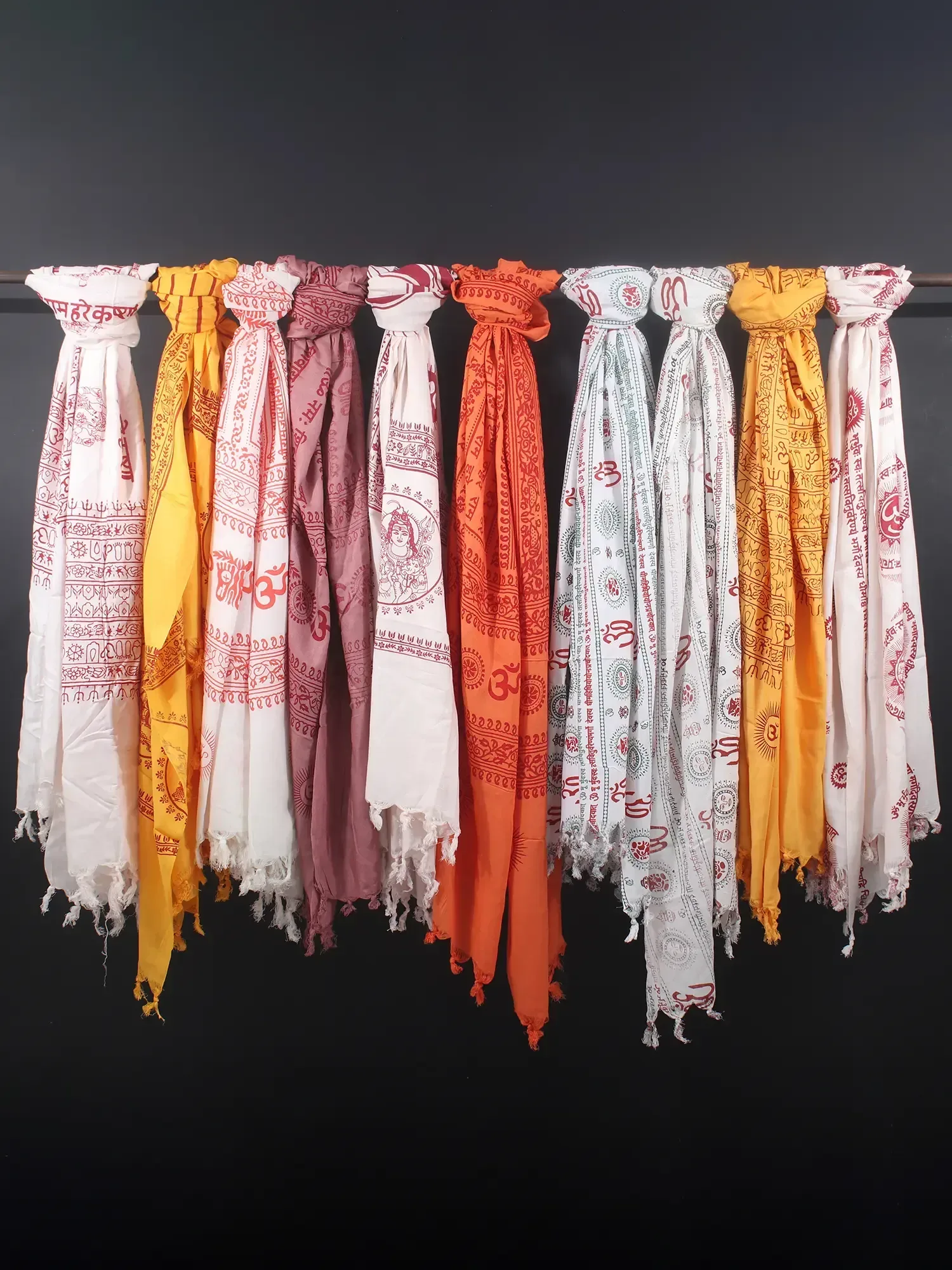 Lot of Ten Prayer Shawls