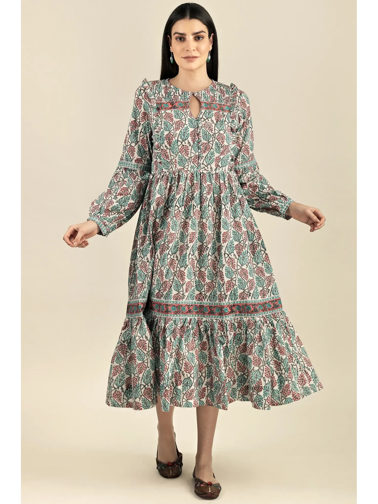 “Ayana” A Beautiful Flower Printed Dress