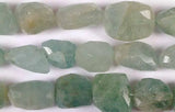 Aquamarine Faceted Tumbles Necklace