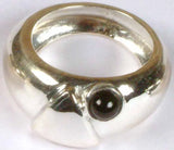 Black Onyx Sterling Silver Finger Ring