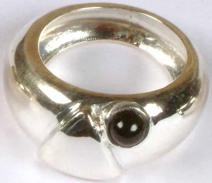 Black Onyx Sterling Silver Finger Ring