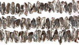 Centrally Drilled Baroque Pearl Strip Necklace