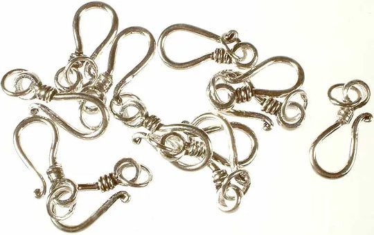 Sterling Silver Clasp Ring with Jump Ring Detail