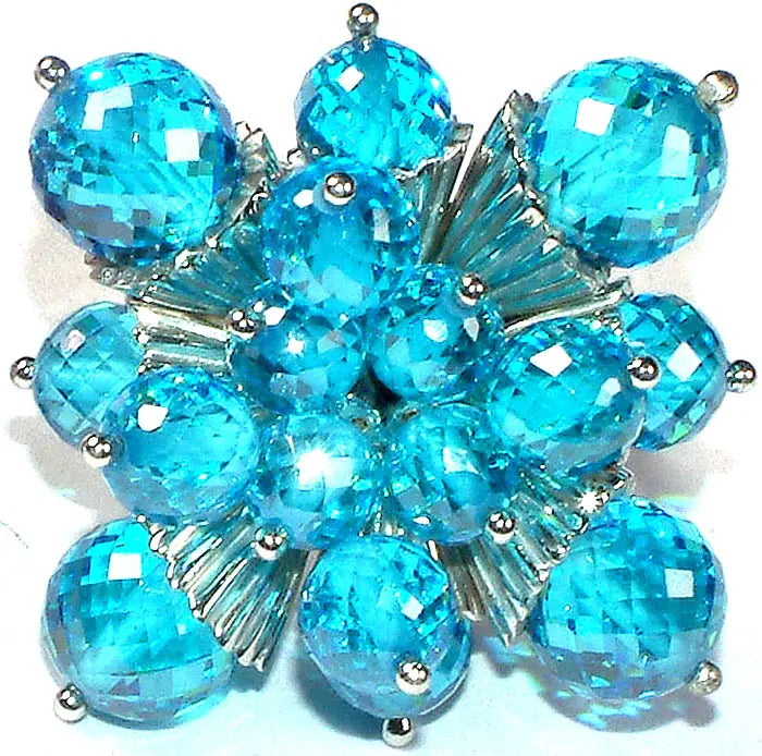 Cubic Zirconia Sterling Silver Necklace