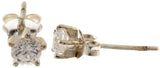 Cubic Zirconia Sterling Silver Stud Earrings