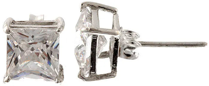 Cubic Zirconia Sterling Silver Necklace