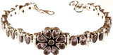 Faceted Amethyst Sterling Silver Bracelet