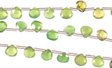 Faceted Green Tourmaline Briolette Necklace