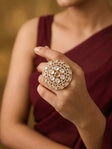 Ring : 1 Inch Height  x 1.2 Inch Width