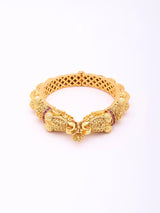 Royal Elephant Temple Style Copper Openable Bangles Pair