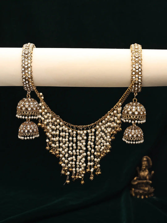 Bridal Kalire Brass Bangles with Stone Studded Detailing