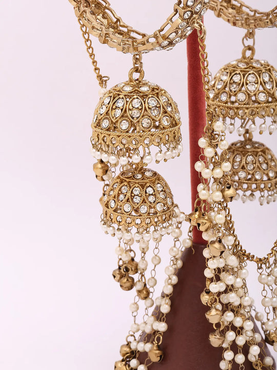 Bridal Kalire Brass Bangles with Stone Studded Detailing