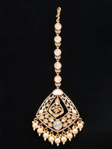 Kundan Bridal Choker Set with Maang Tikka and Hathphool