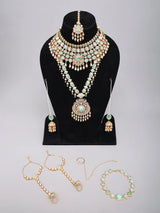Kundan and Pearl Multi-Layered Bridal Jewellery Set