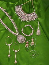 Kundan and Pearl Multi-Layered Bridal Jewellery Set