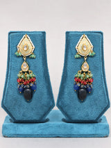 Multistrand Kundan Choker Set with Maang Tikka and Earrings