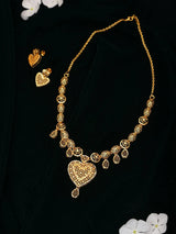 Filigree Heart Sterling Silver Necklace Set