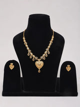 Filigree Heart Sterling Silver Necklace Set