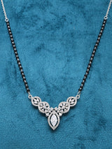 Marquise Zircon Sterling Silver Mangalsutra