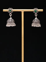 Filigree Sterling Silver Jhumka Earrings