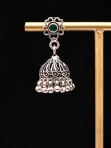 Filigree Sterling Silver Jhumka Earrings