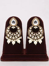 Teardrop Kundan Bridal Choker Set with Chaand Bali Earrings and Maang Tikka