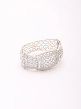 Zircon Studded Openable Brass Cuff Bangle