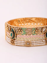 Meenakari Openable Bridal Bangles in Brass (Pair)