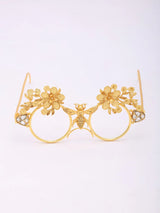 Brass Leaf Motif Maang Tikka for Women