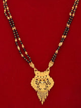 Double Chain Copper Gold-Plated Mangalsutra