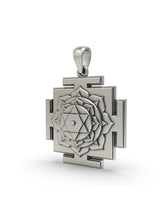 Bhuvaneshwari Yantra Sterling Silver Pendant