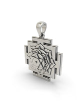 Bhuvaneshwari Yantra Sterling Silver Pendant