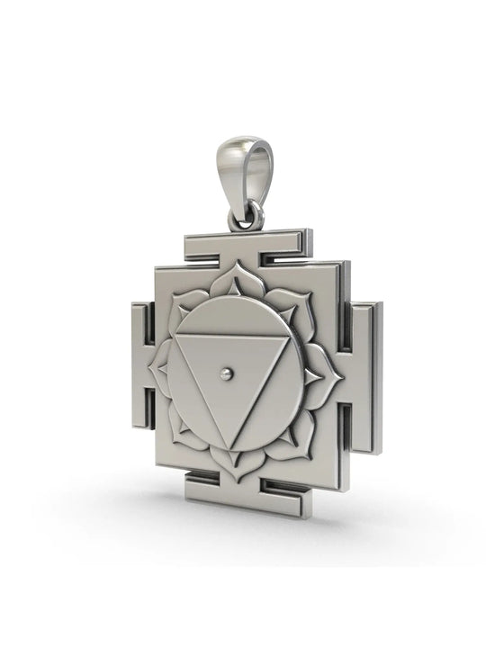 Maa Tara Devi Yantra Sterling Silver Pendant