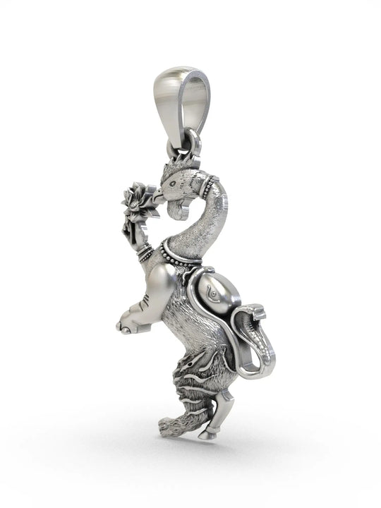 Navagunjara Motif Sterling Silver Pendant