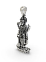 Standing Lord Vishnu Sterling Silver Pendant