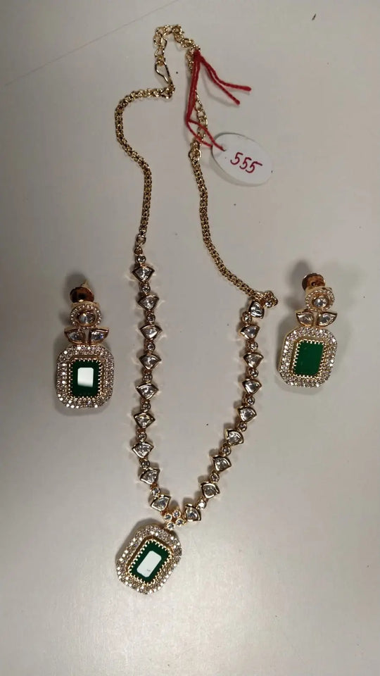 Brass Necklace Set with Traditional Indian Craftsmanship