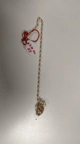 Floral Green Enamel and Pearl Drop Maang Tikka