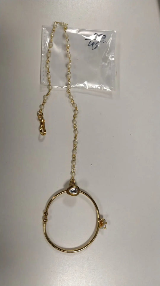 Brass Nose Ring with Traditional Finish
