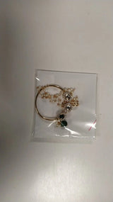 Kundan Stone Studded Bridal Nath Nose Ring in Brass