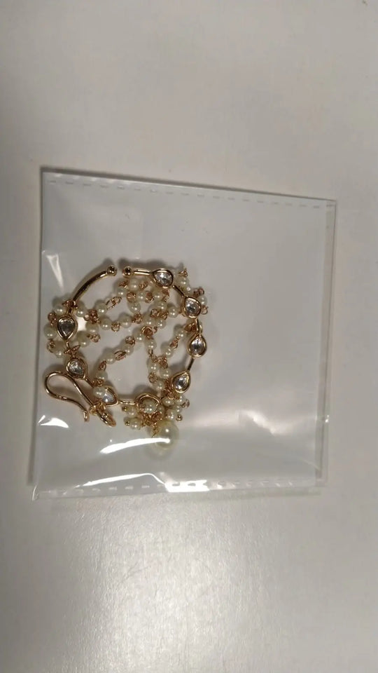 Handcrafted Brass Nose Ring with Traditional Finish