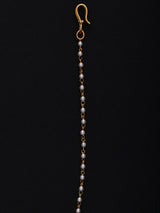 Red Kundan Brass Nose Ring Nath