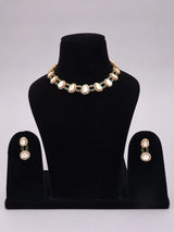 Green Meenakari Links Sterling Silver Necklace Set