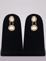 Green Meenakari Links Sterling Silver Necklace Set