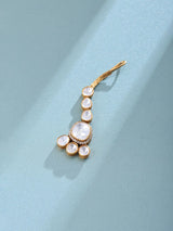 Zircon Studded Sterling Silver Maang Tikka