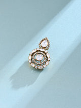 Moissanite Chakra Sterling Silver Brooch